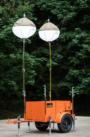 Moonglo Work Light balloon light tower with generator